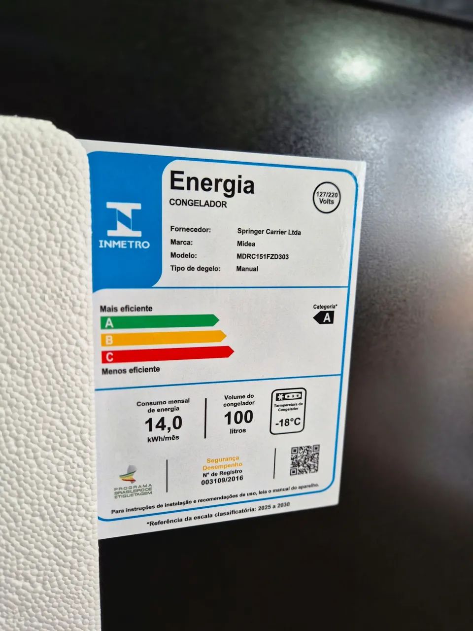 Freezer Midea black Novo  - Foto 4