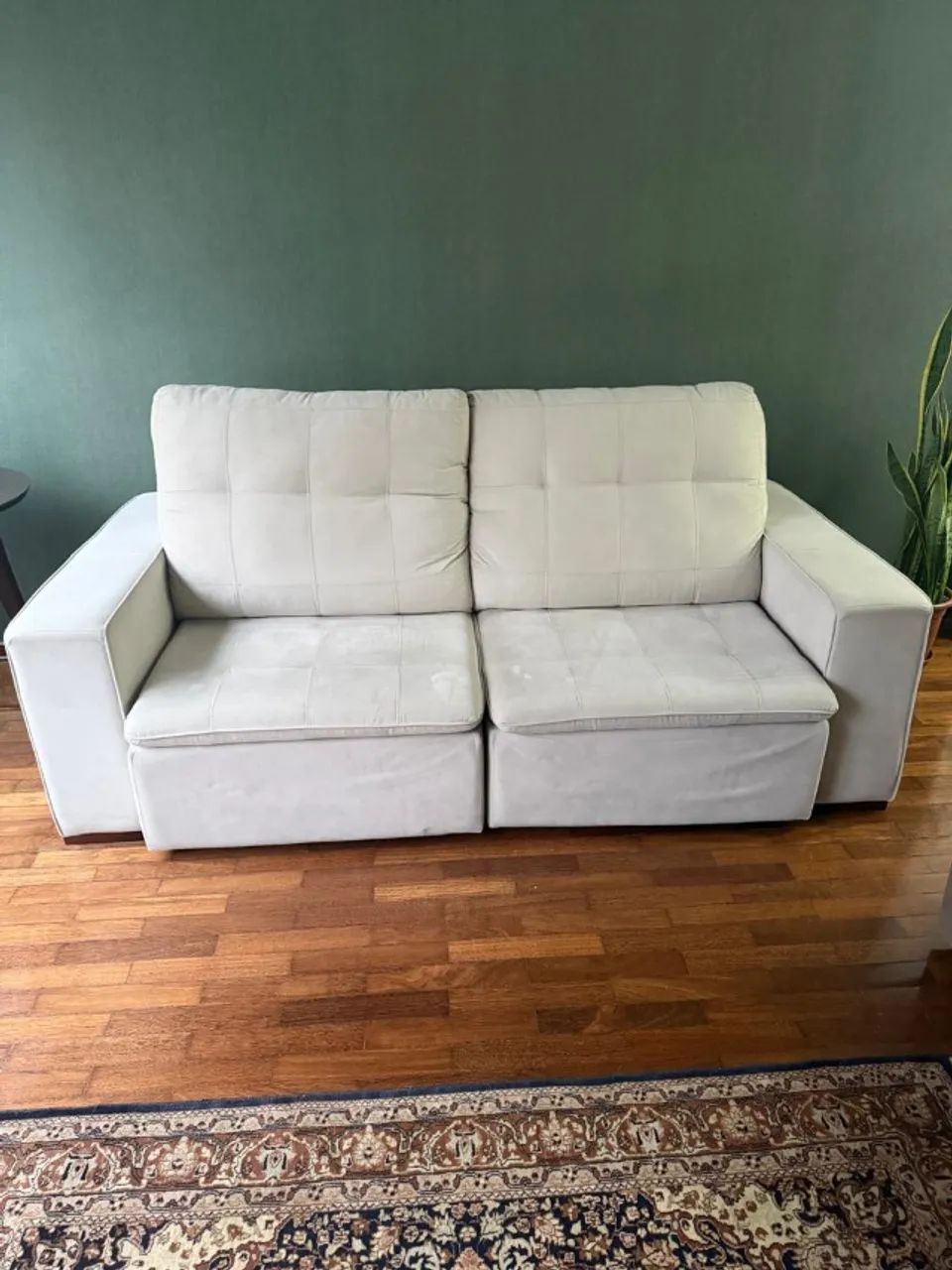 Sofá-cama Bege em ótimo estado - Foto 4