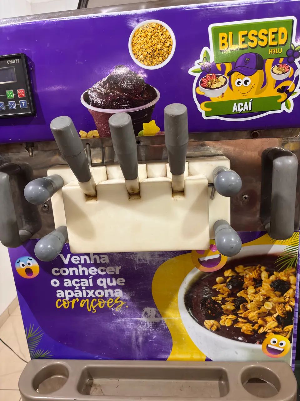 Máquina de açaí 3 bicos  - Foto 4