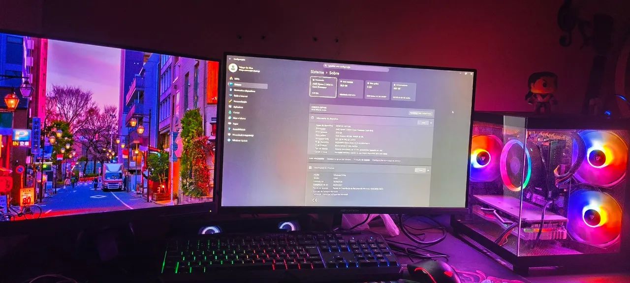 PC Gamer Ryzen 5 3600 + RX 580 pra vender ligeiro - Foto 4