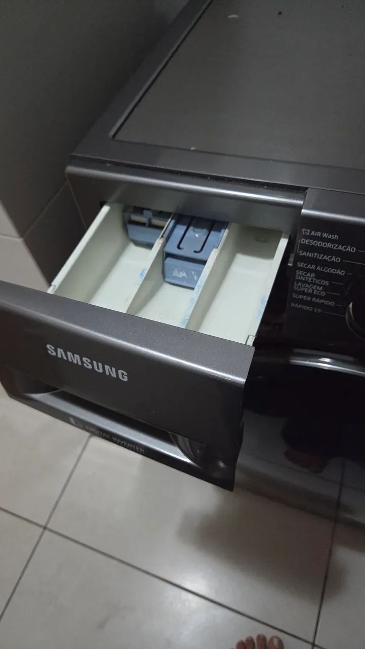 Lava e Seca Samsung EcoBubble 11kg - Lava normalmente | Secagem com defeito - Foto 3