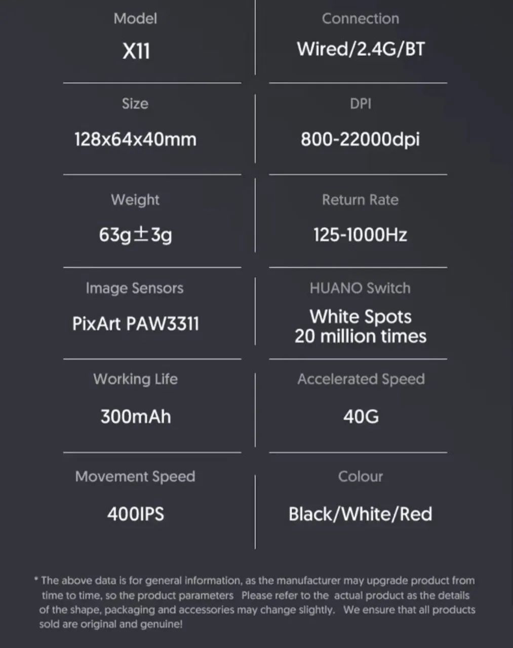 Mouse Gamer Attack Shark X11 - Lacrado - Foto 3