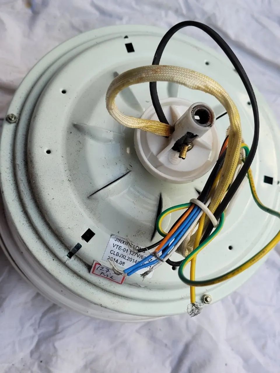 Motor Ventilador Teto Mondial Maxi Air Plafon Soquetes Vte01 127 volts branco - Foto 5