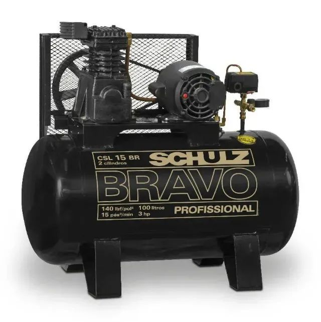 COMPRESSOR SCHULZ BRAVO ERG 2600 - 100 LITROS - EXCELENTE ESTADO