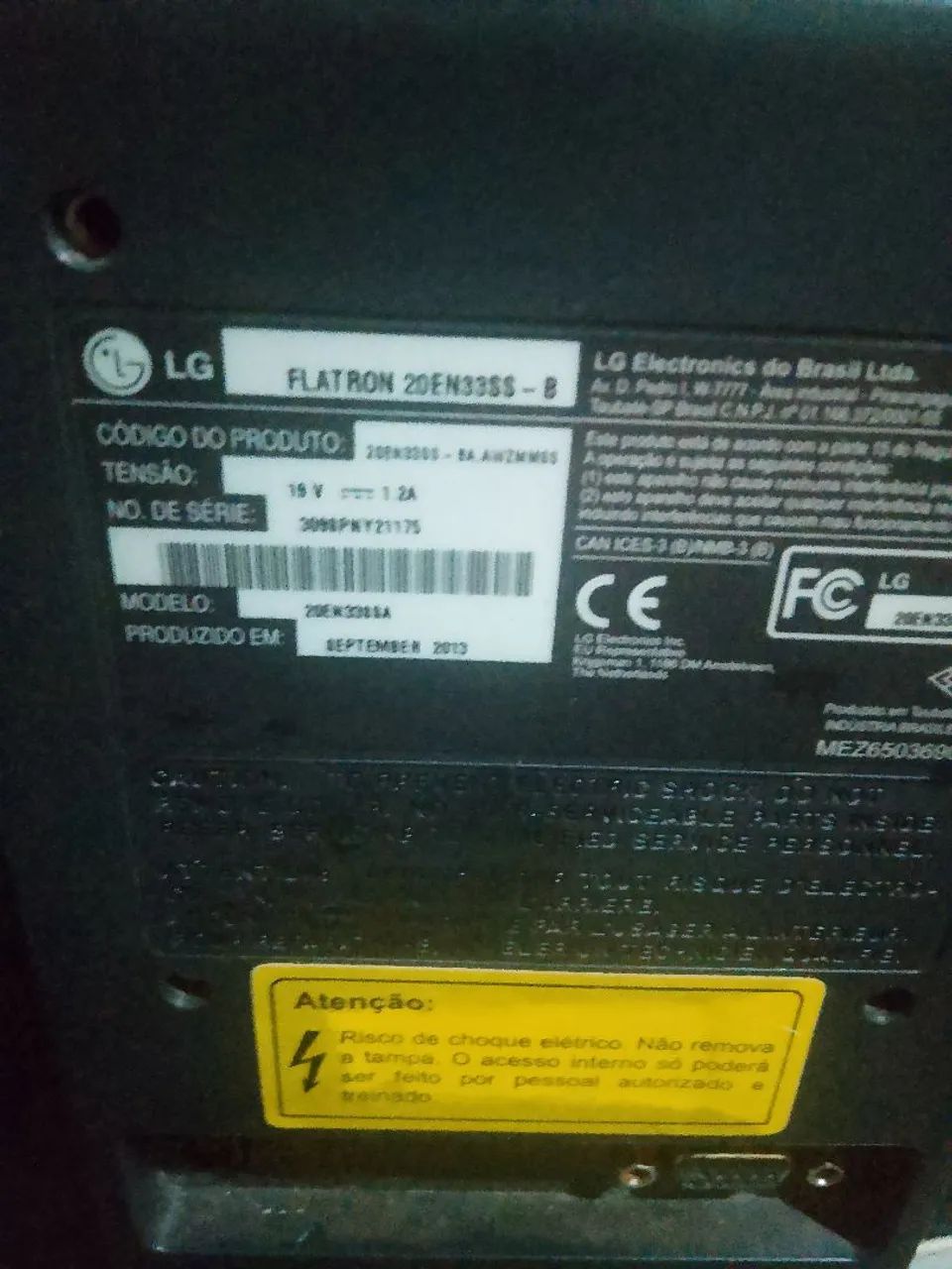 Monitor LG 20 polegadas modelo 20en33ss VGA - Foto 3