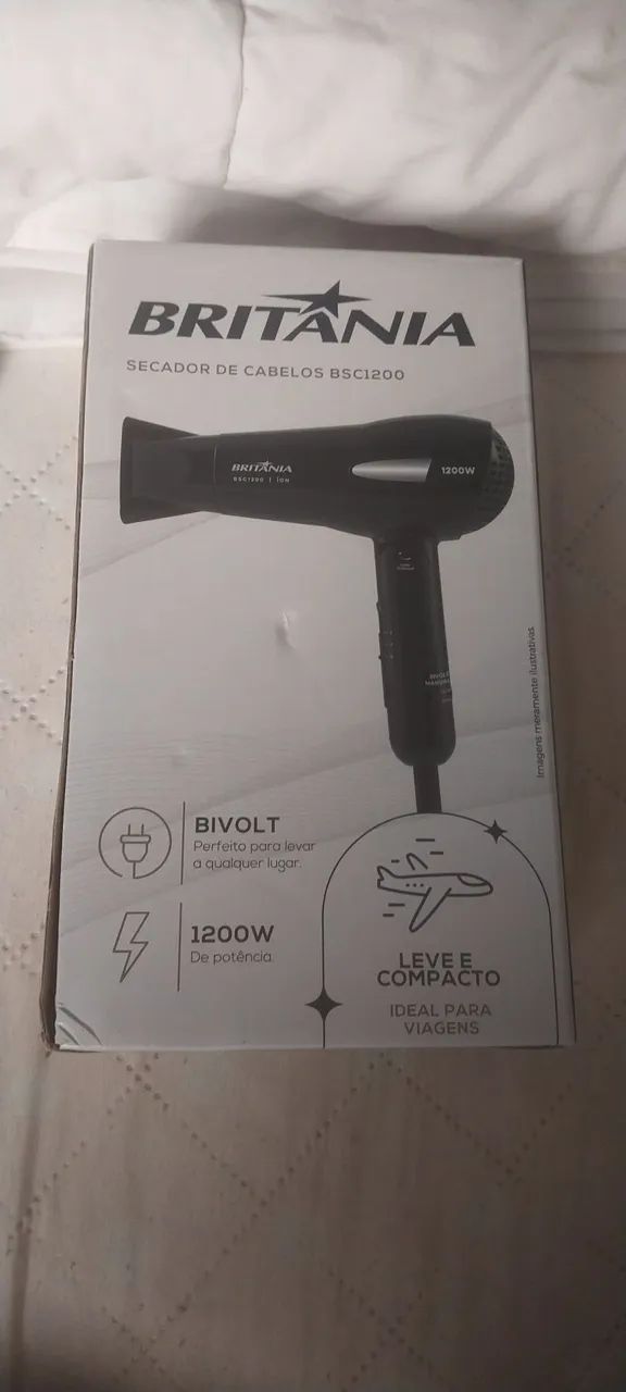 Secador de cabelo britania 