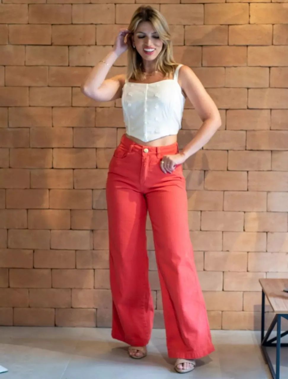 Calça Jeans Color