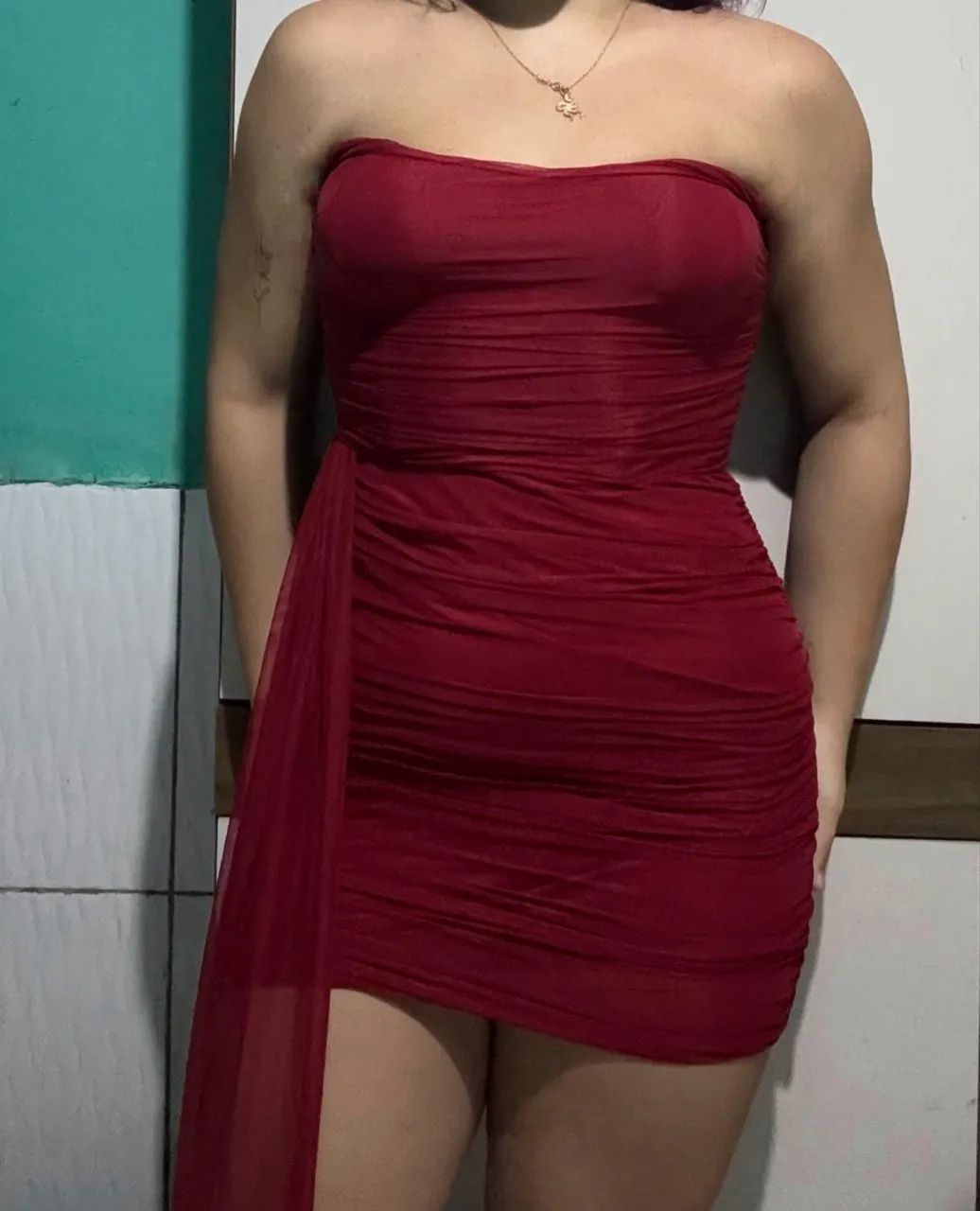 Vestido vermelho festa 
