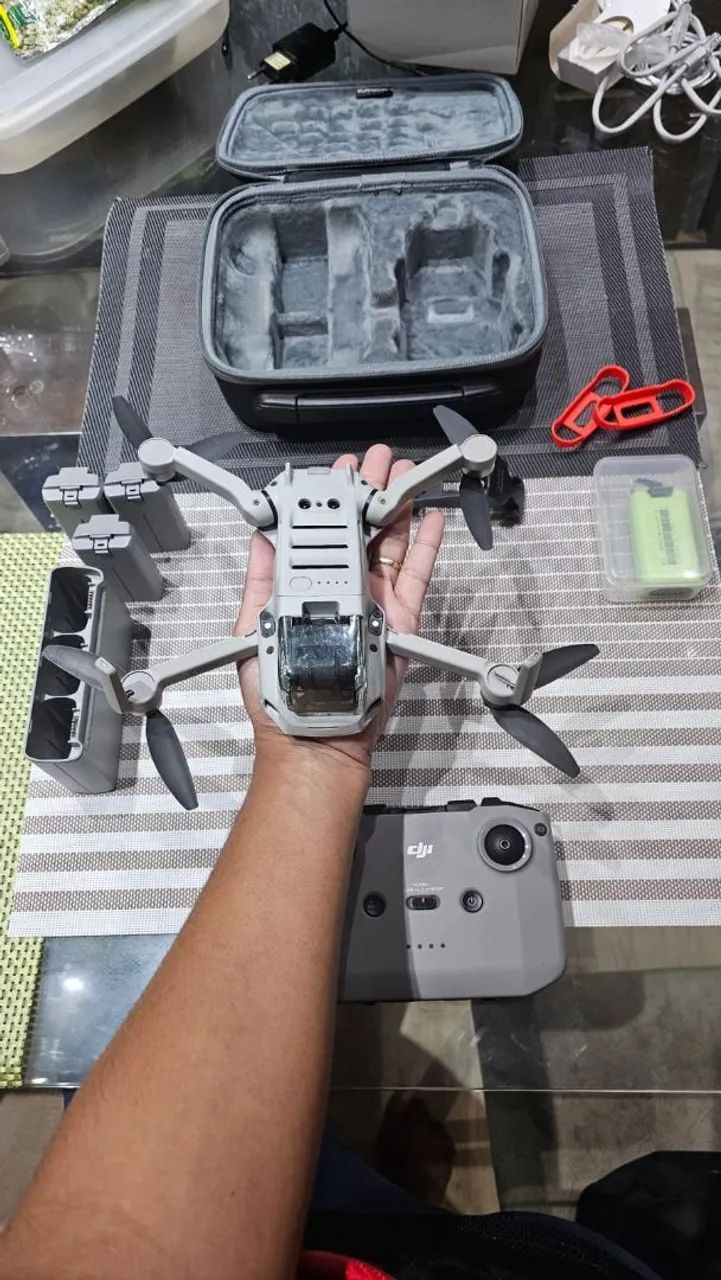 Drone DJI Mini 2 4K + Combo Fly More (Perfeito Estado) + Acessórios - Foto 2