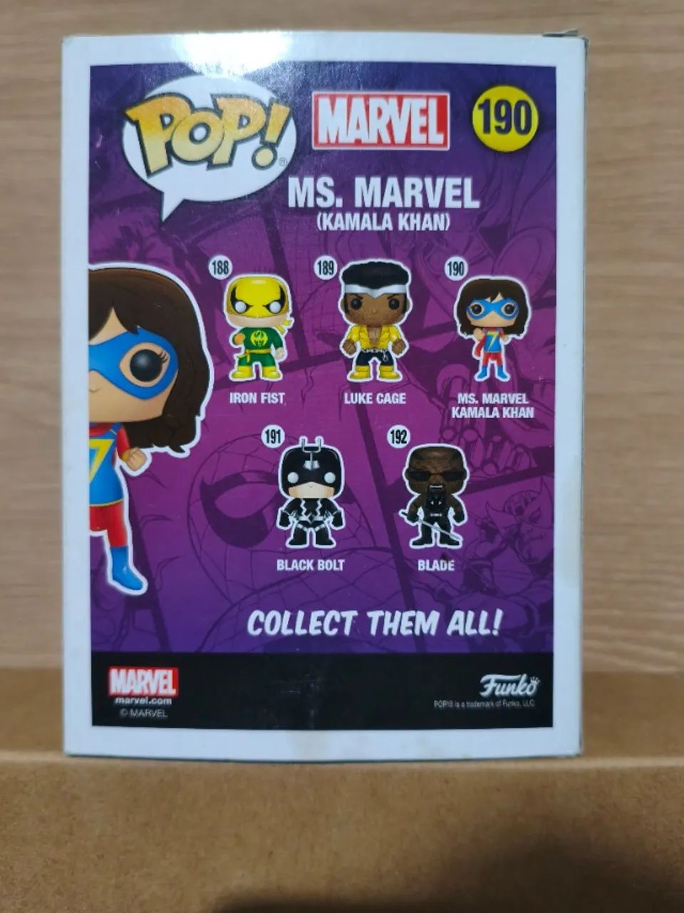 Funko Pop! Ms.Marvel Kamala Khan #190 Exclusivo - Foto 2