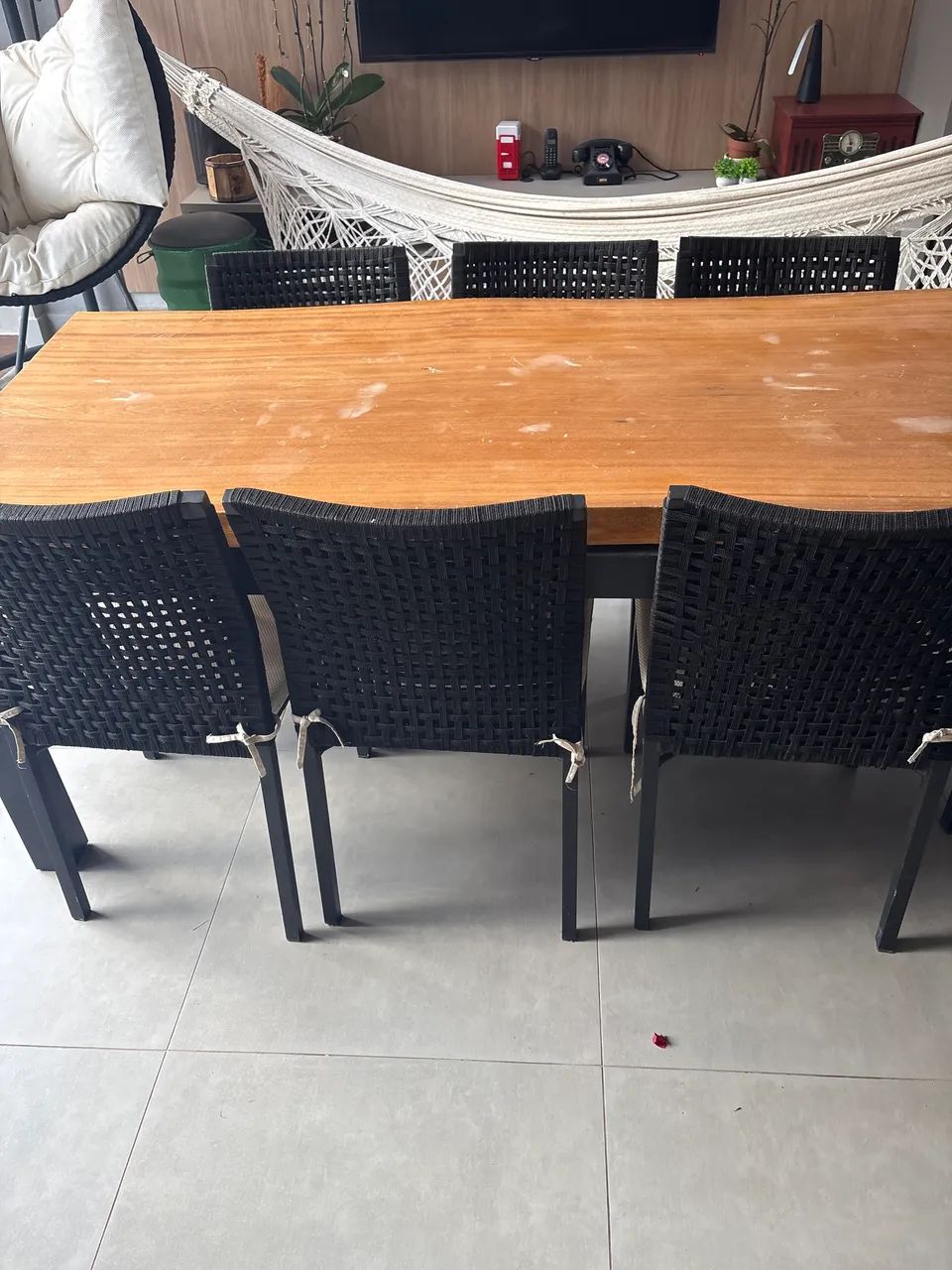 Mesa c 8 cadeiras área gourmet  - Foto 4