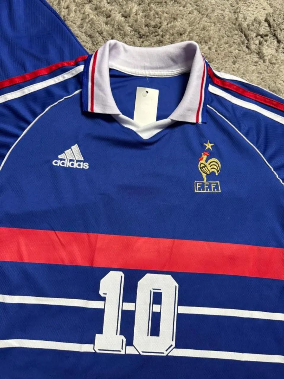 Camisa de time retrô França 1998 - Foto 2