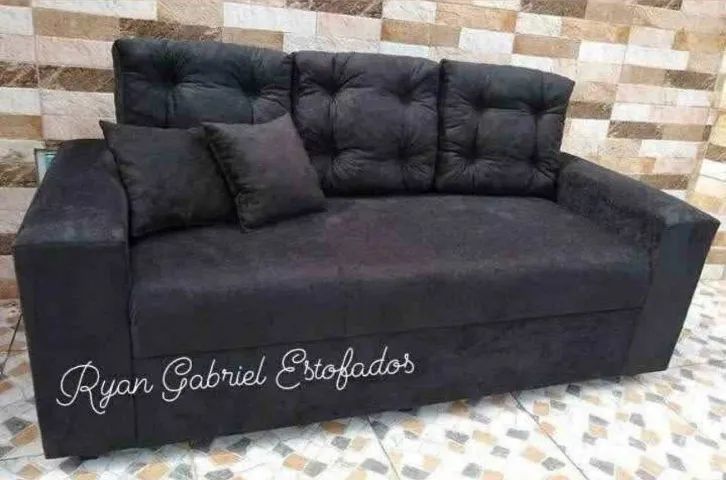 Promoção Sofá 3 Lugares Luxuoso de Fábrica - Foto 4