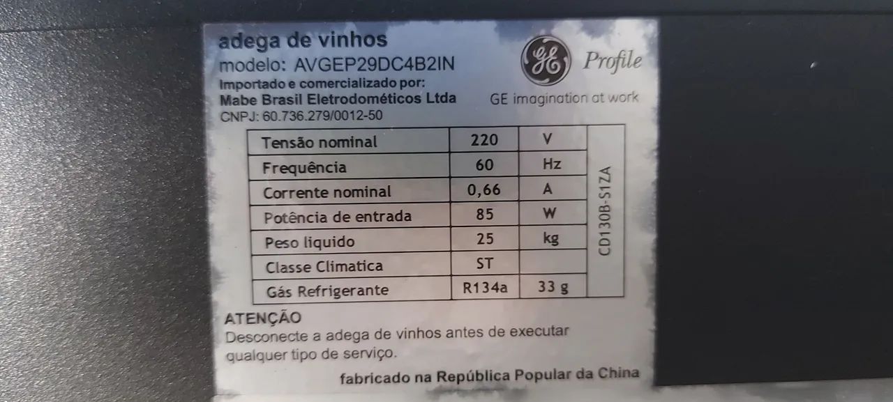 Adega de vinhos GE - Foto 2