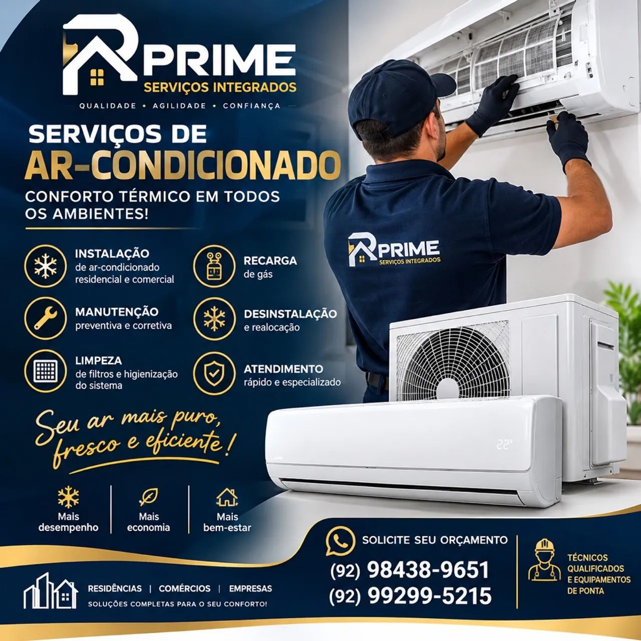 Serviço de ar condicionado 