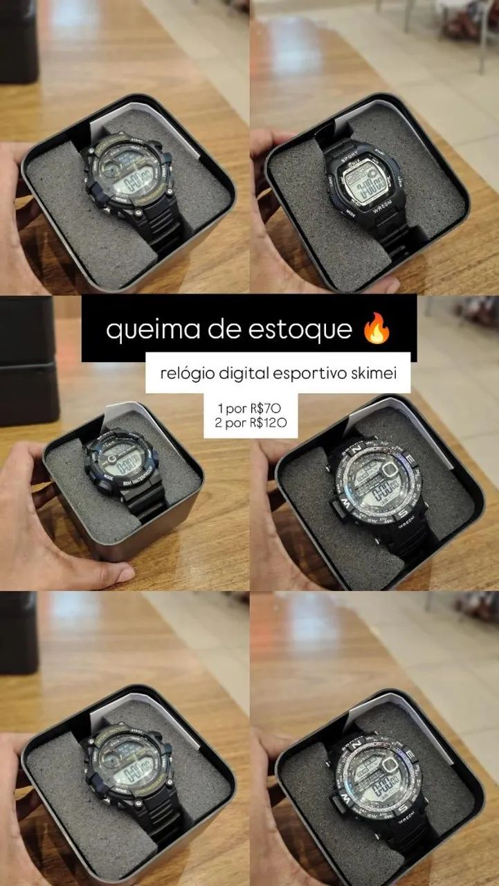 RELÓGIO DIGITAL ESPORTIVO SKMEI 