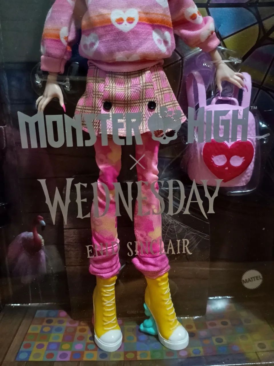 Boneca Monster High Wednesday Enid Sinclair Lacrada - Foto 3