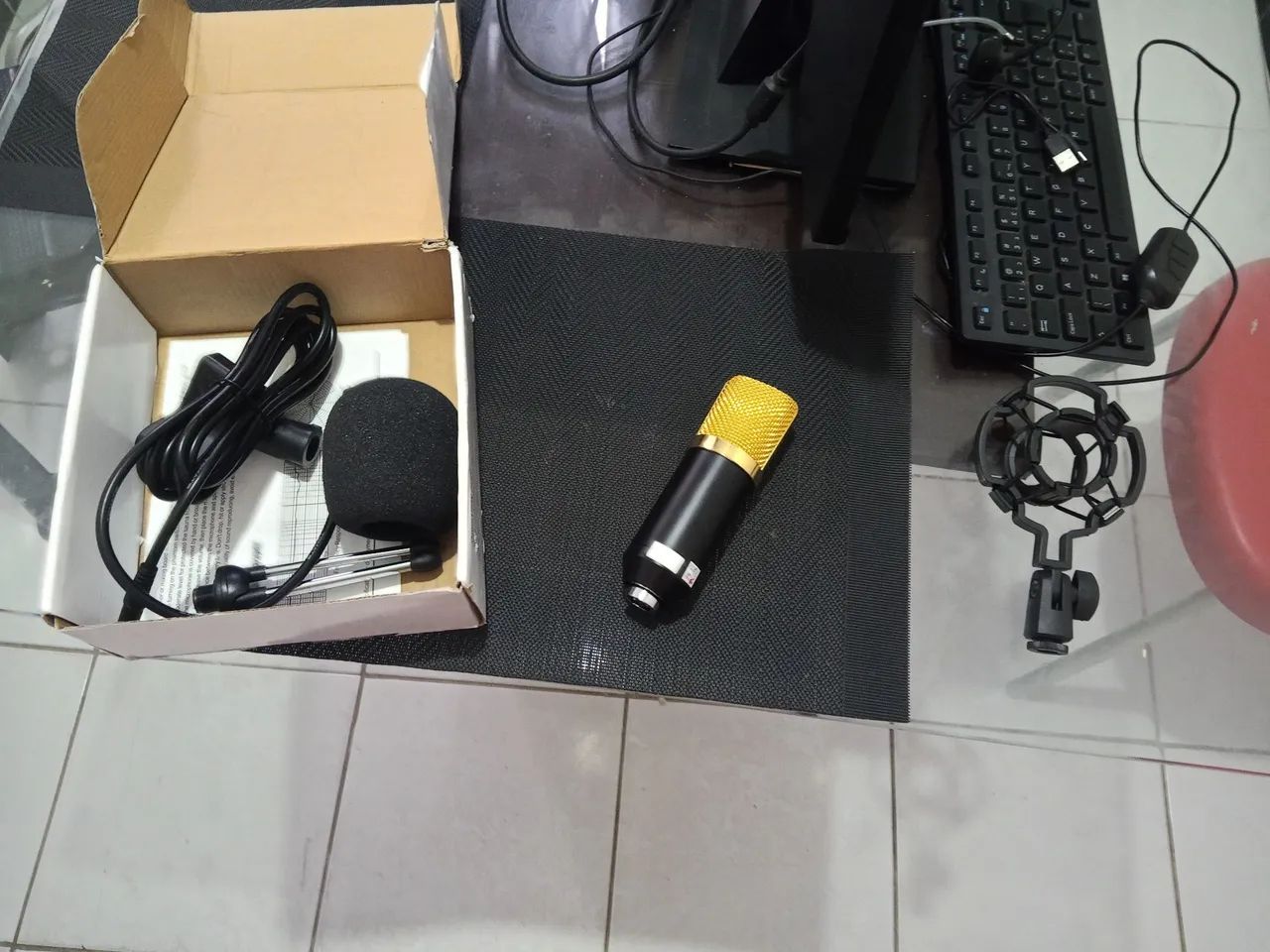Microfone condensador Bm 800