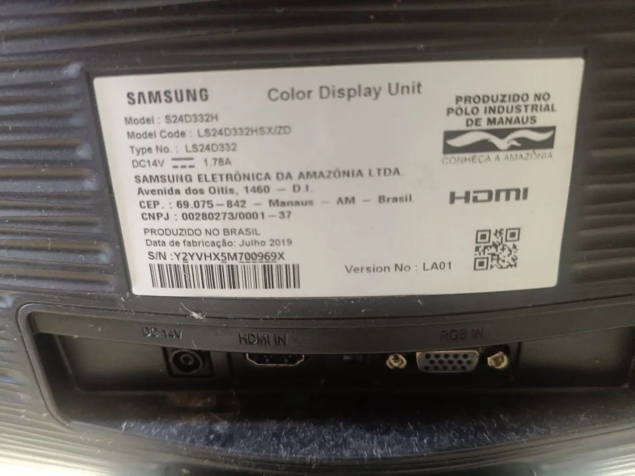 Monitor Samsung led de 24 polegadas seminpvo - Foto 2