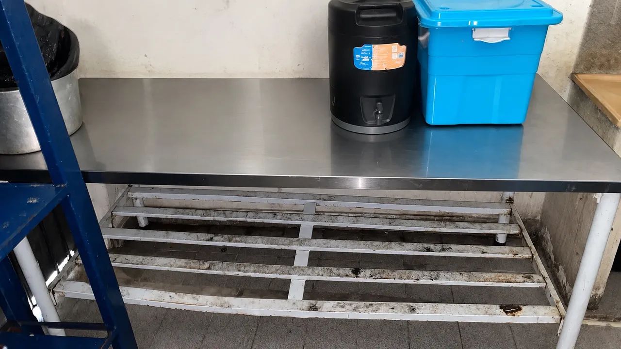 Mesa inox 2 metros 