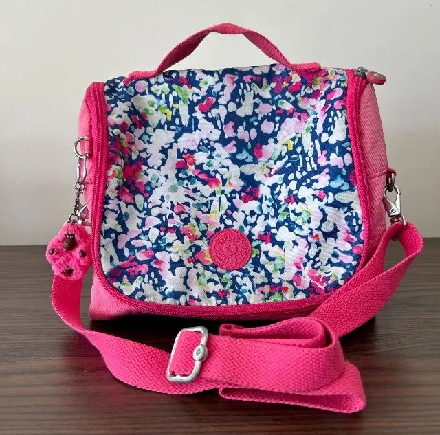Lancheira térmica Kipling rosa