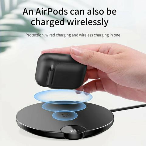 Baseus Luxo Caso de Carregamento Sem fio Apple Airpods - Foto 4