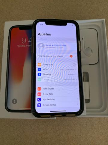IPhone X 256GB Preto Desbloq Garantia Troca - Foto 2