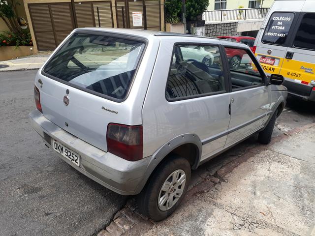 Uno Way 2013 C/Ar 02 portas Prata Conservado - Foto 3