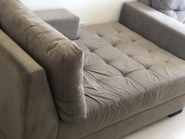 Sofá 3 lugares com chaise - Decore - Foto 3