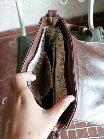 Bolsa transversal marrom - Foto 4