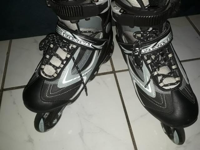 Patins Inline Traxart Rolling Star Cinza - Foto 6