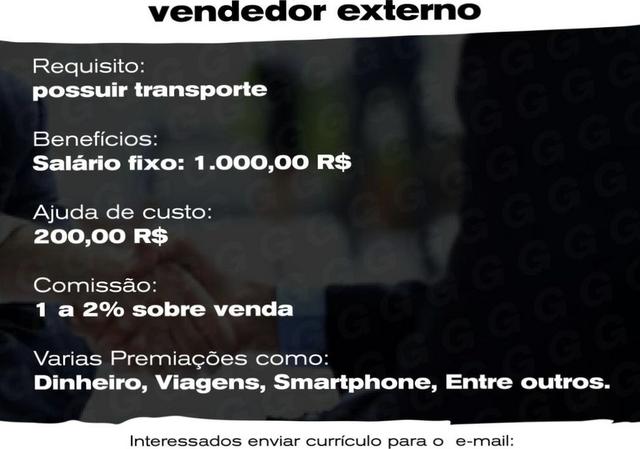 Vaga Vendedor Externo