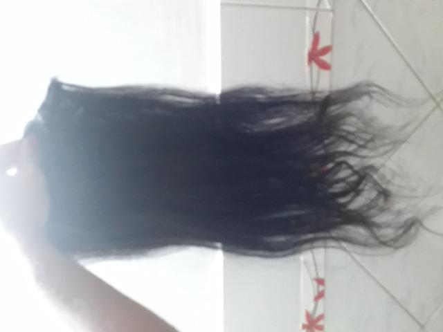 2 telas cabelo humano 60cm - Foto 4