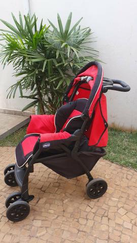 Carrinho e bebê conforto chicco