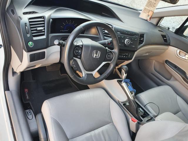 Honda Civic 2015 LXR Flex Branco - Completo - Foto 10