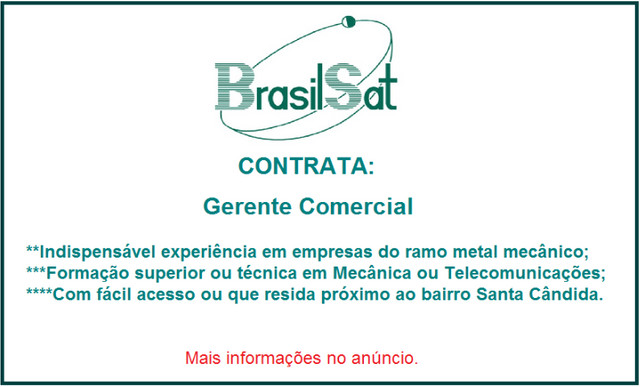 Gerente Comercial
