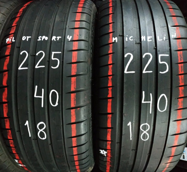 ?PNEUS SEMI NOVOS 225/40-18 michelin - Foto 13