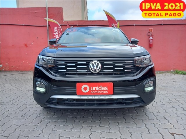 VOLKSWAGEN T-CROSS 2021 1.0 200 TSI TOTAL FLEX COMFORTLINE AUTOMÁTICO