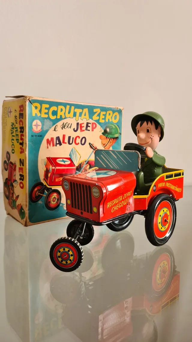 Brinquedo ESTRELA - Antigo brinquedo infantil carro de
