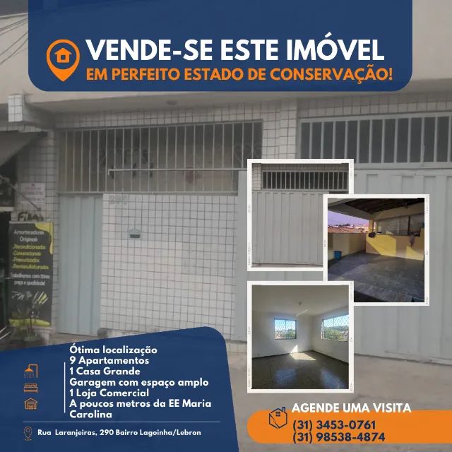 Captação de Casa a venda na Rua Laranjeiras, Lagoinha Leblon (Venda Nova), Belo Horizonte, MG