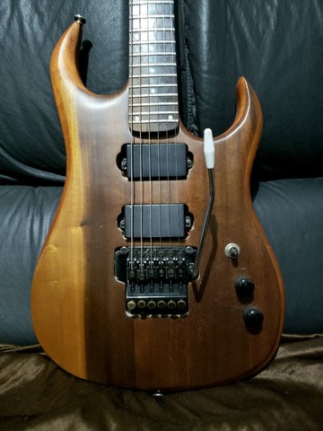 Guitarra Customizada Luthier Tarso Mogno Maciço Gotoh Custom Dolphin Antiga.