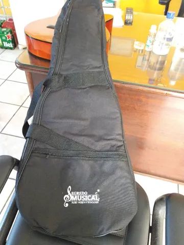 vendo violao giannini eletroacustico com capa, NOVO - Foto 5