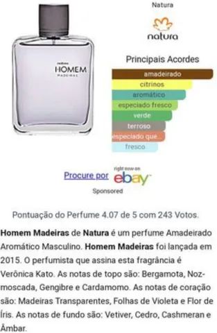 Combo 02 Perfumes Natura 100 ml (cada) 