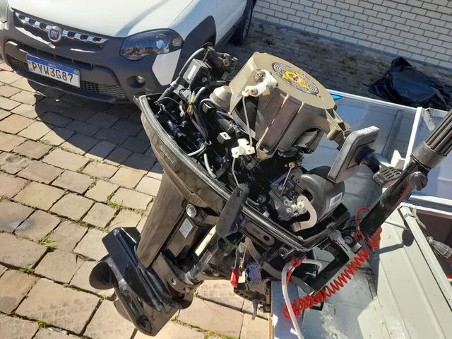 -Barco alumínio 5 metros borda alta casco 2011<br>-Motor mercúri 15hp valor: 24.900,00 - Foto 3