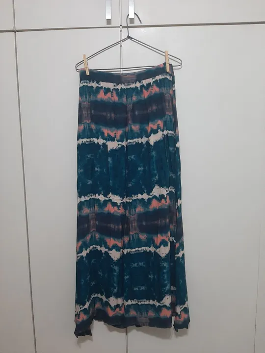 Saia longa estampada tamanho 40