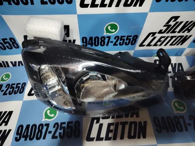 par farol mascara negra montana 2003 2004 2005 2006 2007 2008 2009 2010 201 novo importado - Foto 3