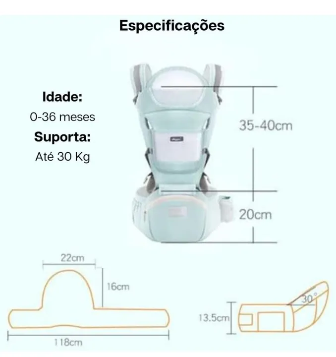 Canguru ergonômico