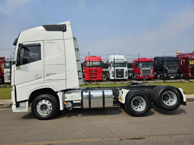 Volvo FH 460 6x2 Globetrotter Ano 20 teto Alto Automático Suspensão Mola Ar digital - Foto 7