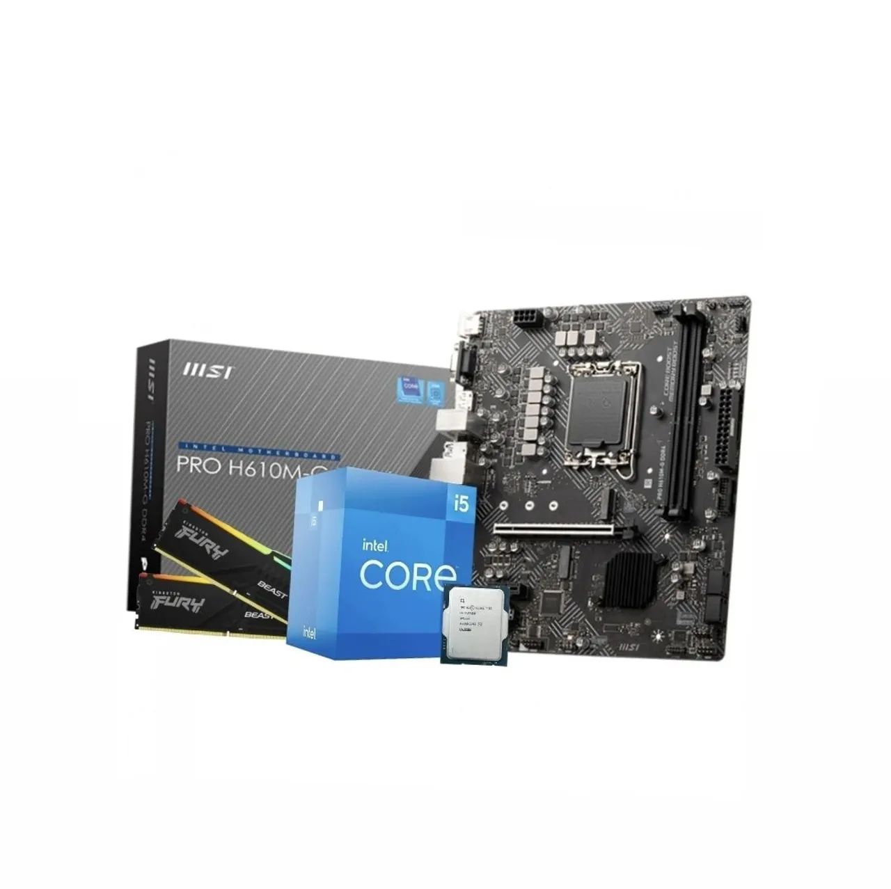 I5 12400f + H610M + 16GB RAM | Troco e parcelo 