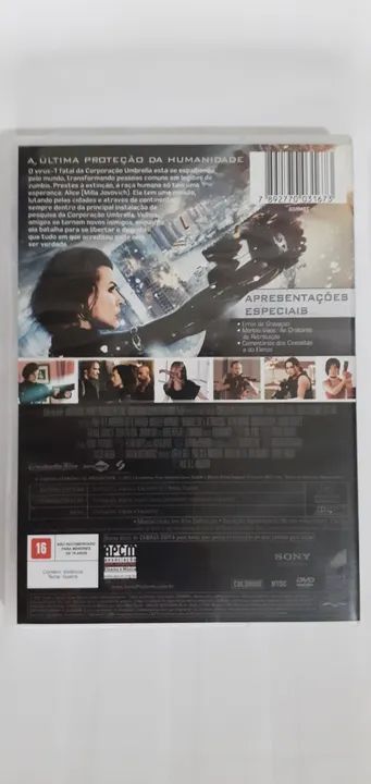 Dvd Original Resident Evil 5 Retribuição  - Foto 2